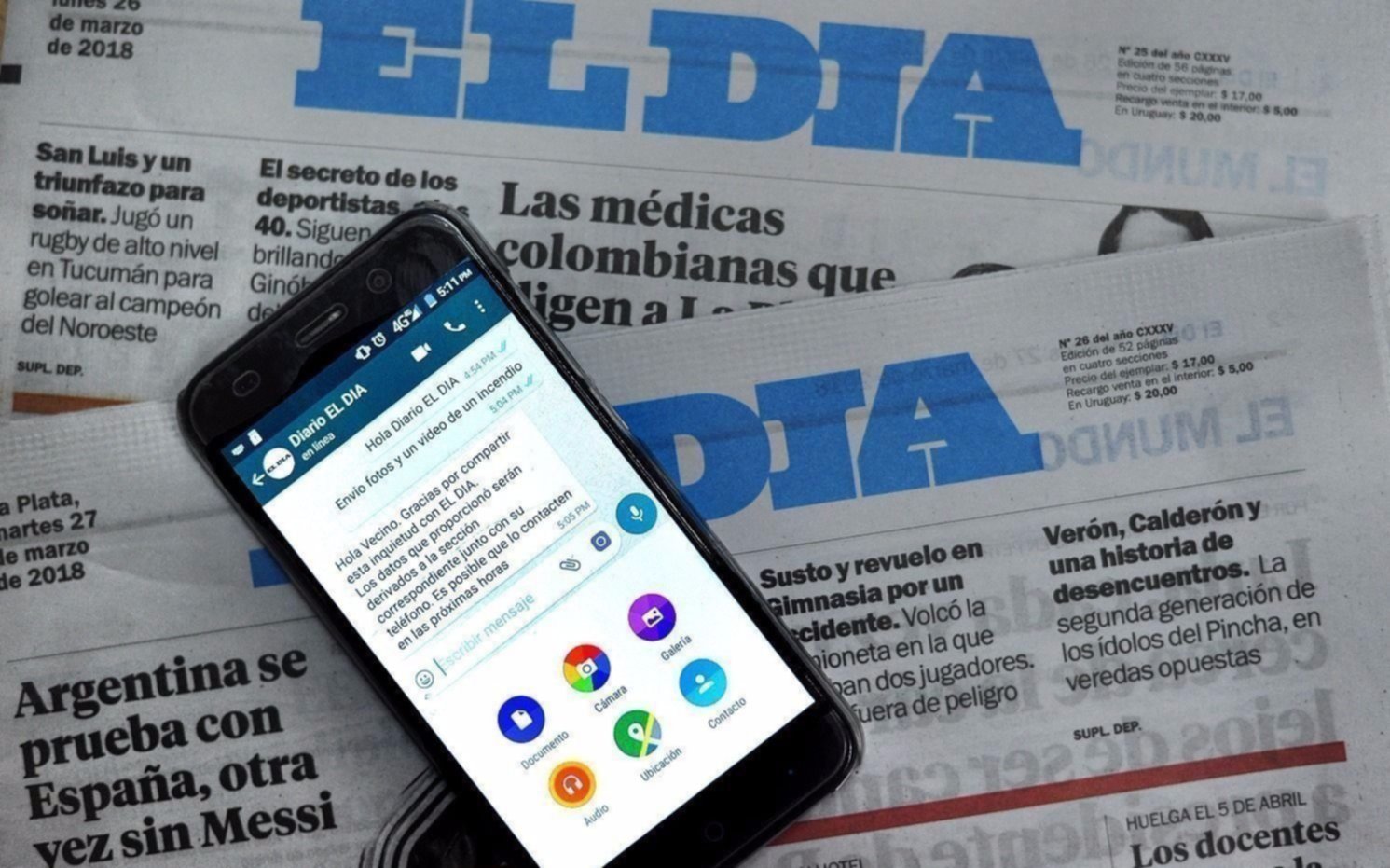 EL DIA en WhatsApp, un canal siempre disponible para el vecino