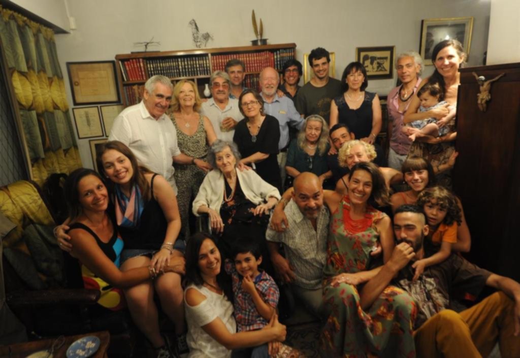 Celia Ford de Sbarra celebró sus 104 años de vida con una reunión familiar