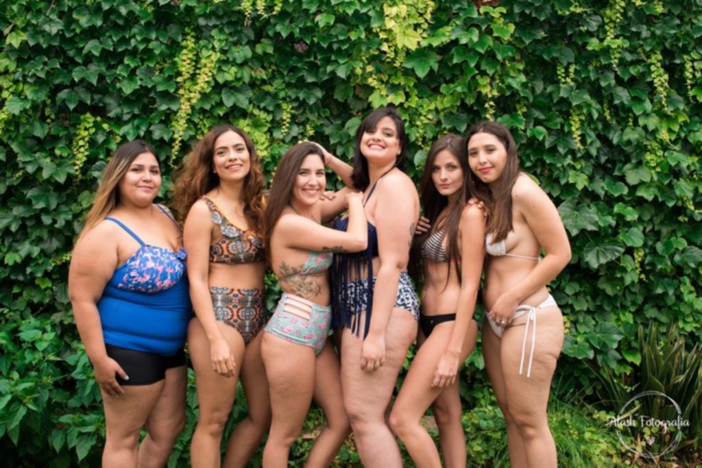 Chicas platenses proponen un acto de coraje contra la tiranía del cuerpo ideal
