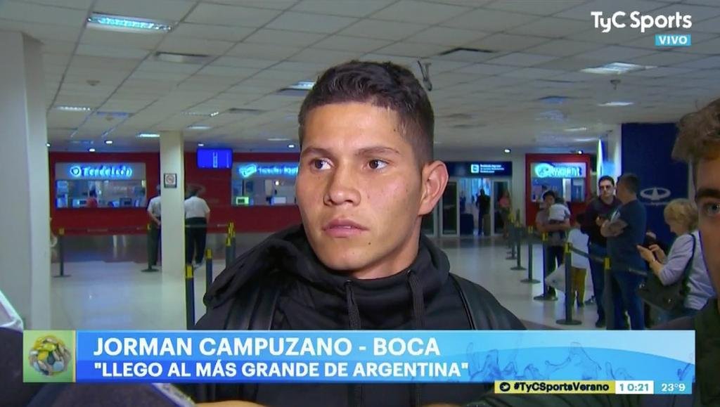Campuzano: “Estoy muy feliz porque llego a la institución más grande de Argentina”
