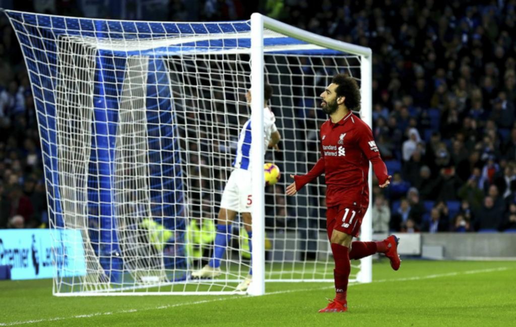 El Liverpool ganó con gol del egipcio Salah