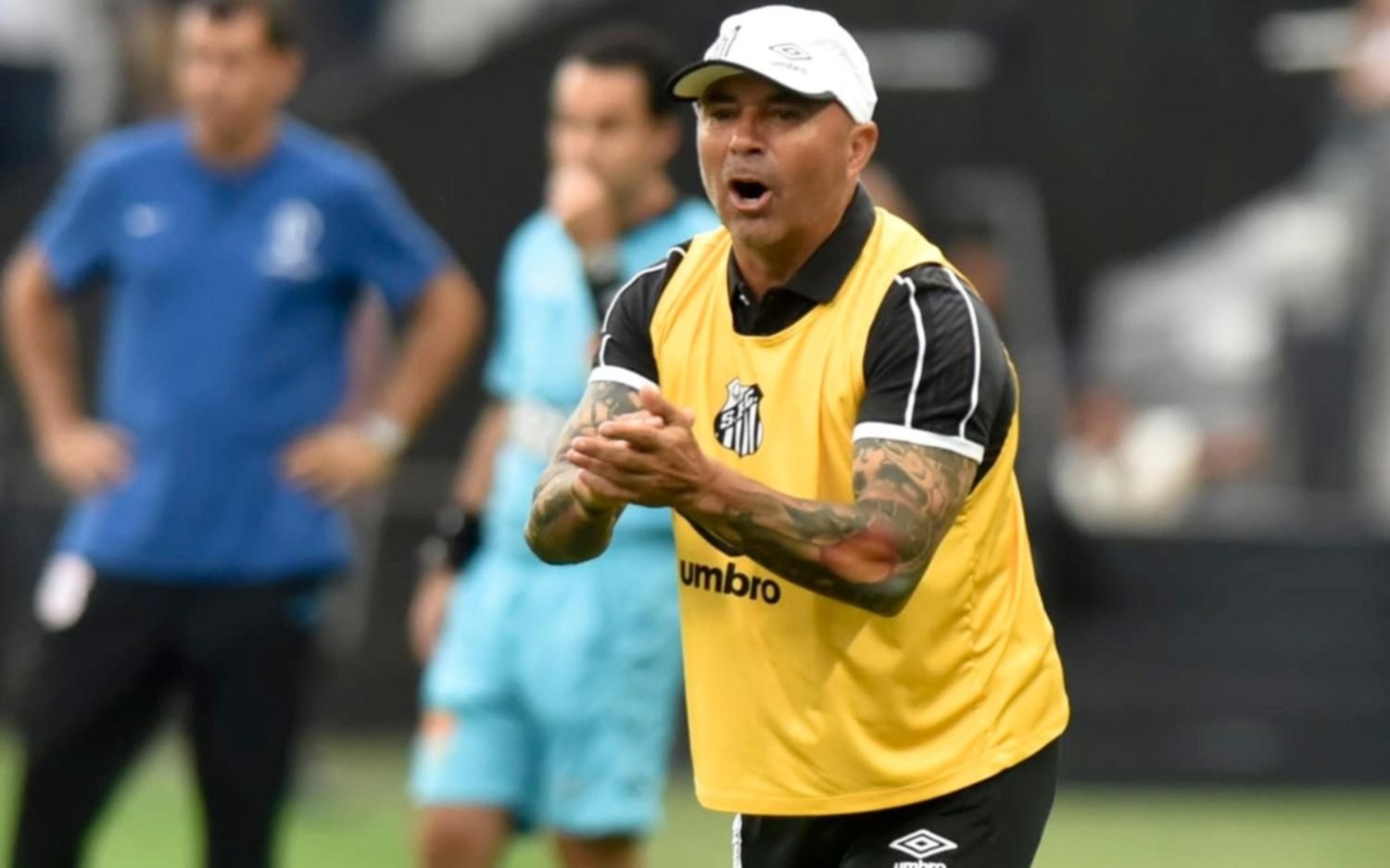 El “blooper” de Jorge Sampaoli en el debut como director técnico del Santos