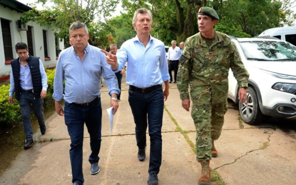 Macri visitó a los pobladores de Chaco afectados por las inundaciones  