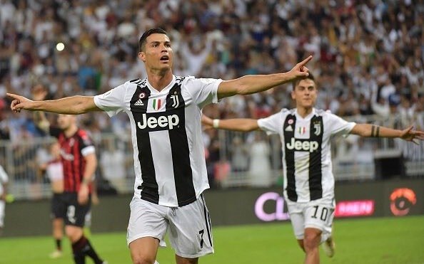 Con gol de Cristiano, Juventus venció a Milan y conquistó la Supercopa de Italia