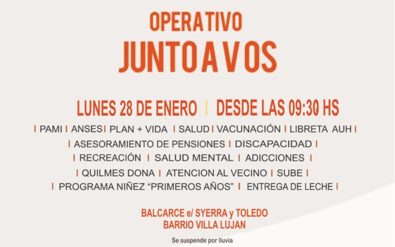 "Junto a Vos" en el barrio Villa Lujan
