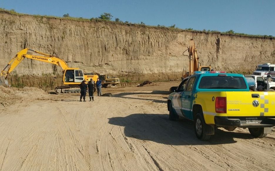 Clausuran una cantera y un corralón que no contaban con las habilitaciones 