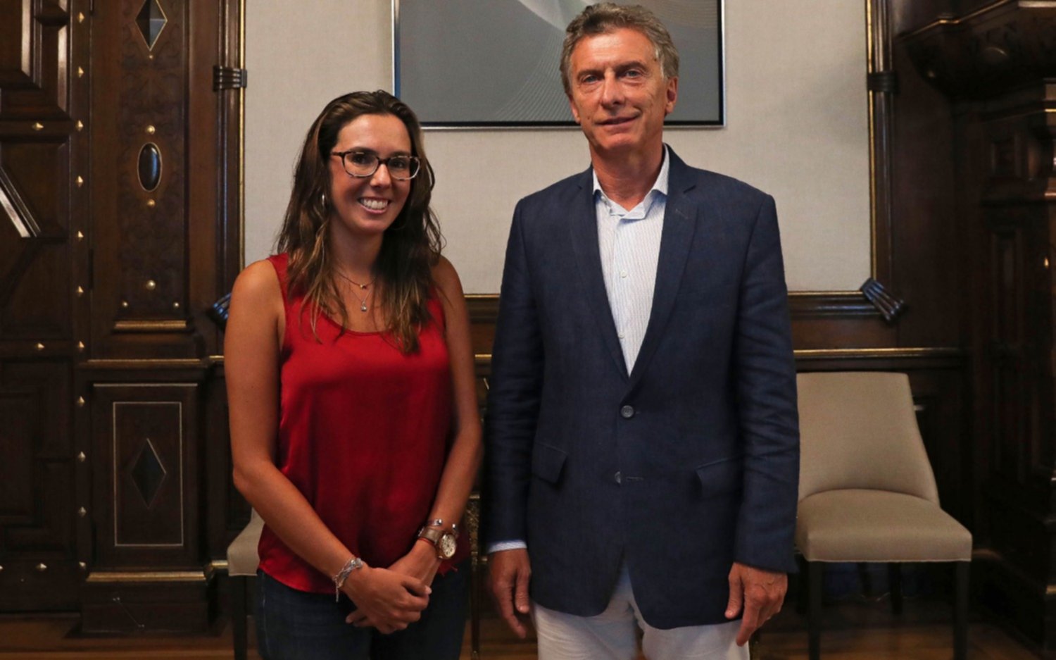 Macri recibió a la embajadora designada por el "gobierno encargado" de Venezuela