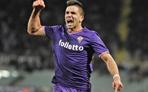 "Gio" Simeone marcó dos goles en la goleada de Fiorentina sobre Roma por la Copa Italia