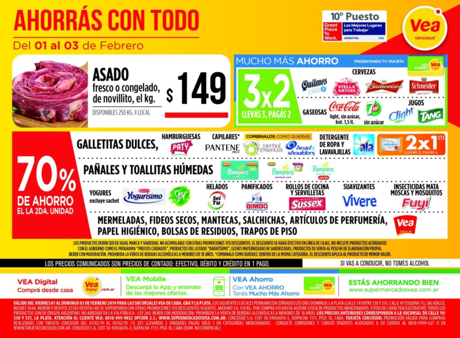 En Vea, ahorrás con todo