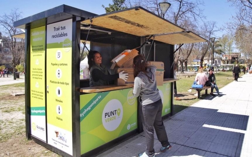 Los "Puntos verdes" continúan funcionando
