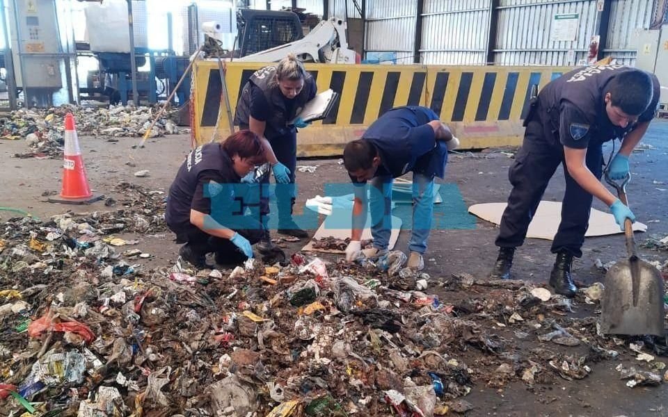 Encontraron un cuerpo en la planta de residuos de Punta Lara