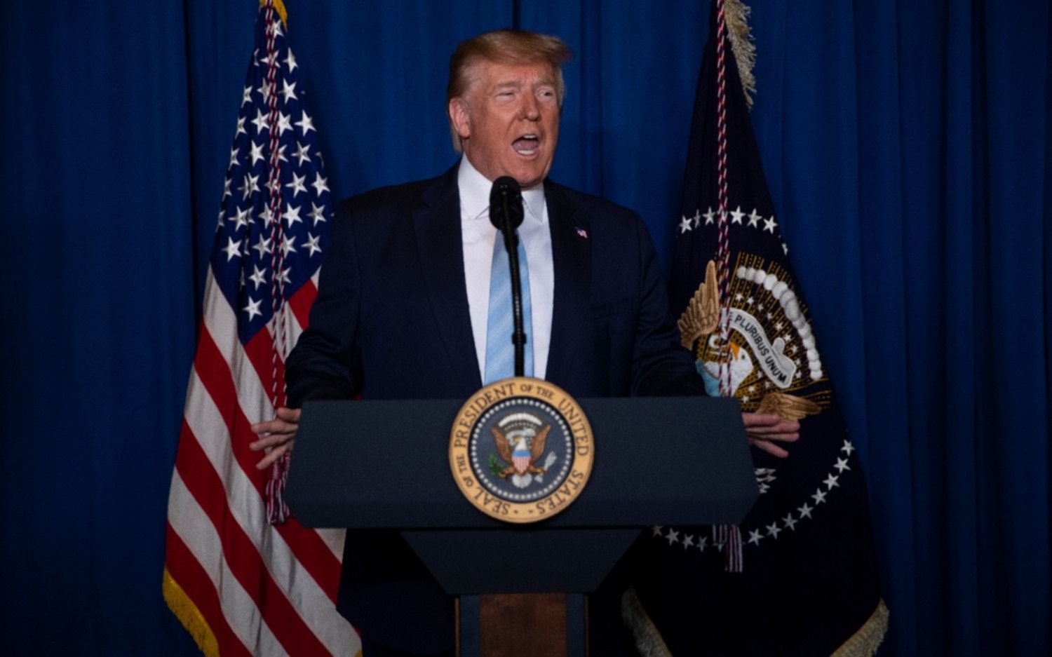 Trump: “Hemos tomado medidas para evitar una guerra, no para iniciar una”