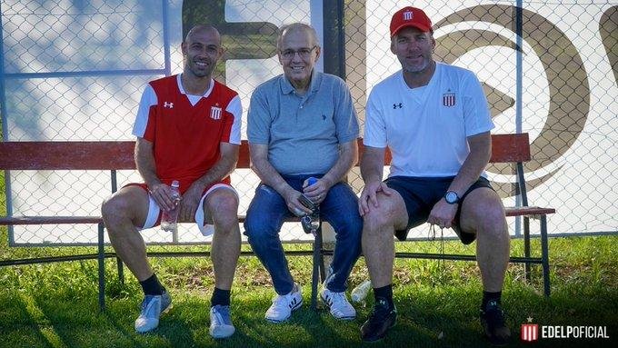 Sabella fue a ver los primeros minutos de Mascherano