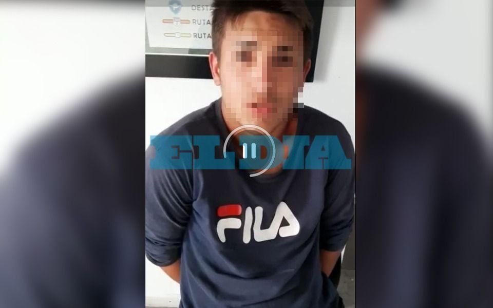 ¿Qué dijo el adolescente tras quedar aprehendido?