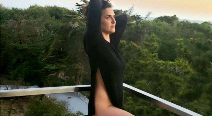 Sin “chabomba”, la sensual foto de Julieta Díaz
