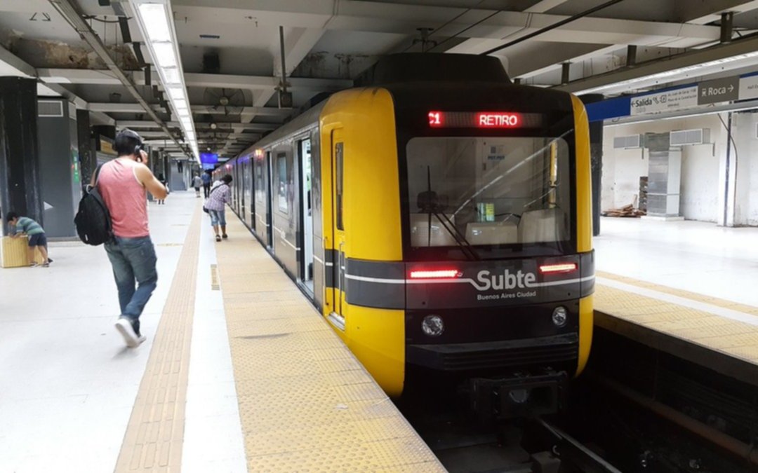 Anuncian el cierre de la Línea C del subte porteño por obras en todo su recorrido