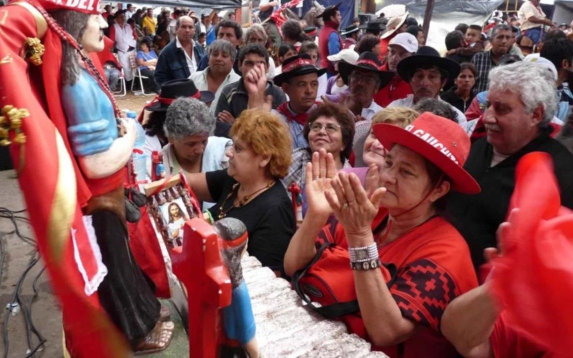 Esperan 300.000 devotos en el santuario correntino del Gauchito Gil