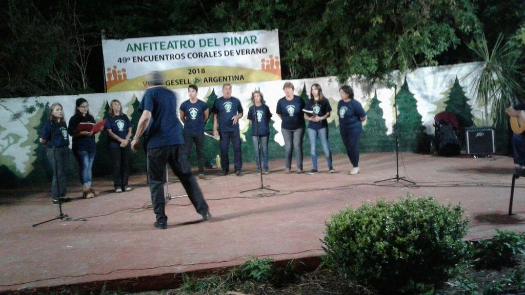 Encuentros corales de verano Los coros toman las calles de Villa Gesell