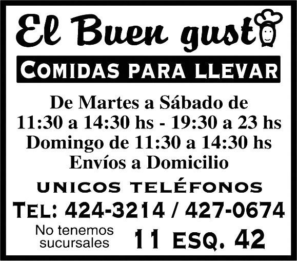Elegí las mejores comidas para llevar con calidad asegurada