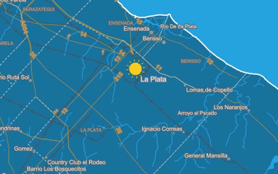 En La Plata, a pleno sol y con temperatura agradable