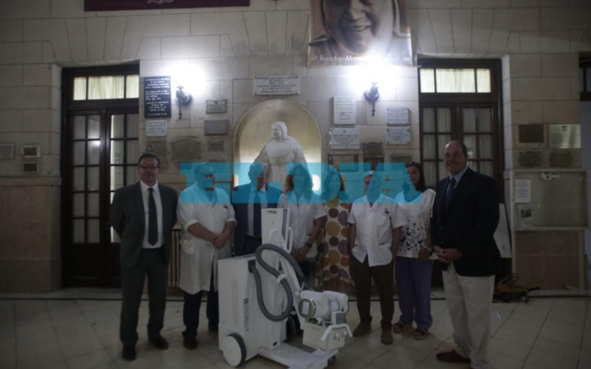 Emoción en el Hospital de Niños por la donación de un equipo de radiología