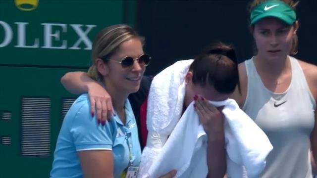 El humo tiene a maltraer a los tenistas en el Open australiano