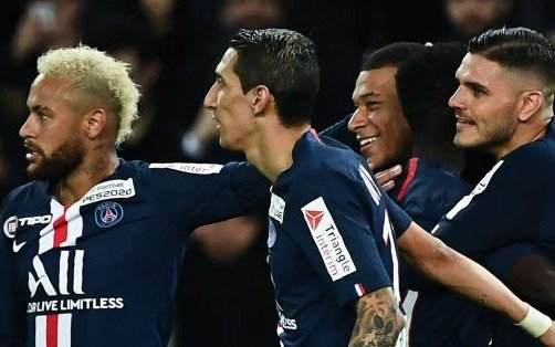 PSG, con Di María e Icardi, goleó a Monaco