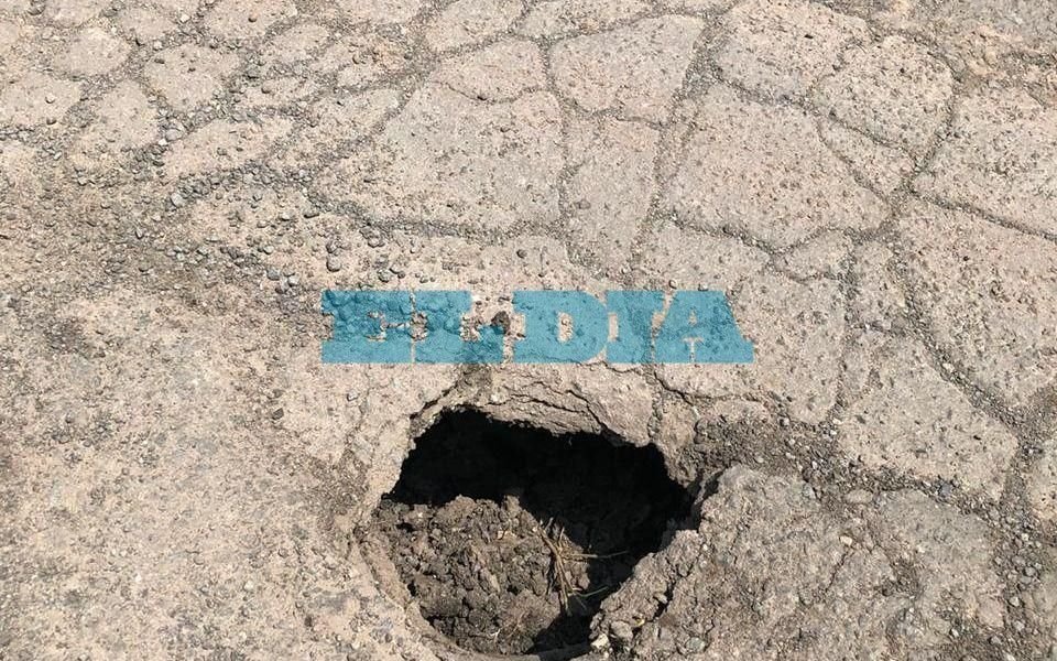 Alertan por presencia de "cráter" en 159 entre 509 y 510