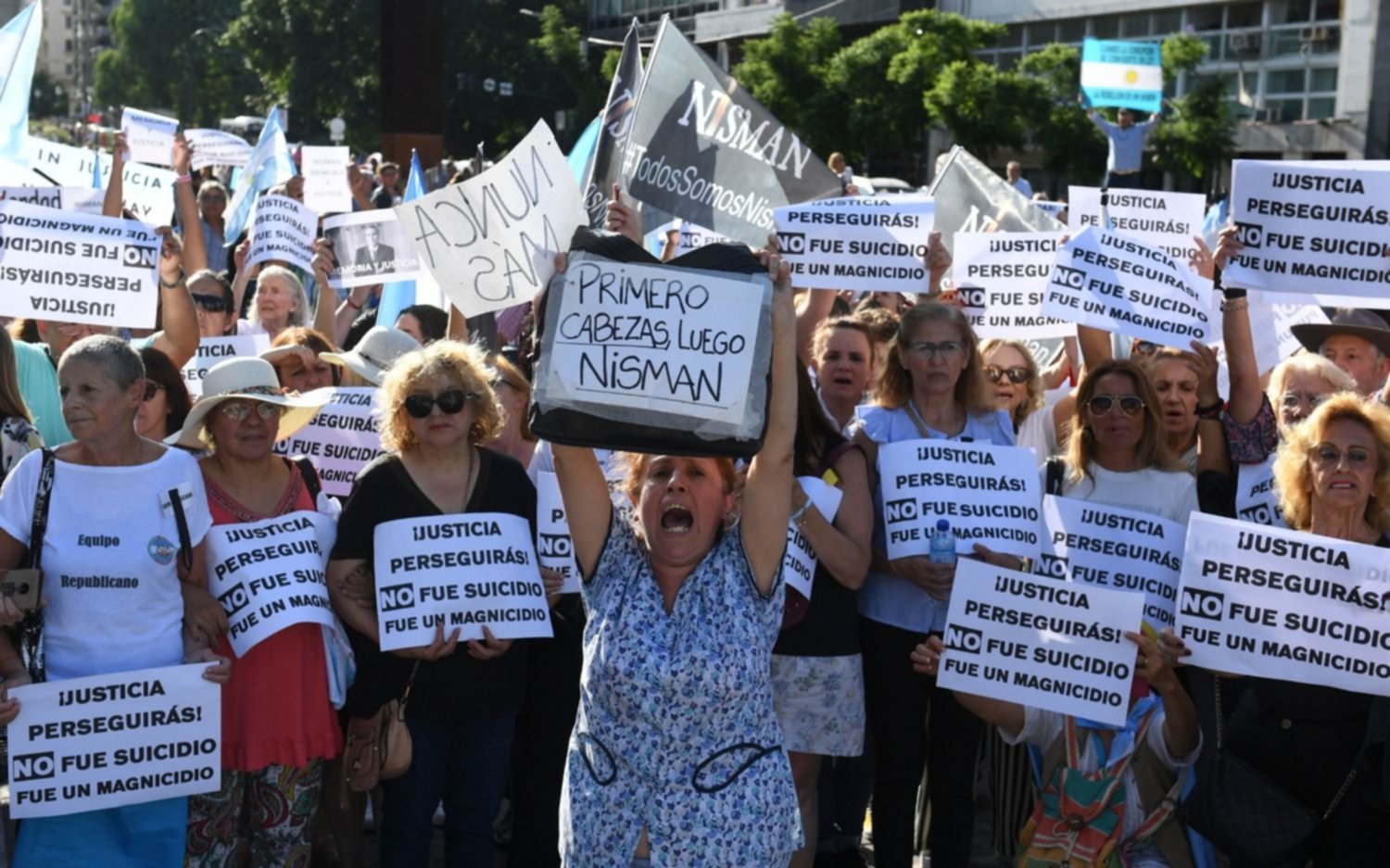 Con críticas al Gobierno, realizaron el homenaje a cinco años de la muerte de Nisman