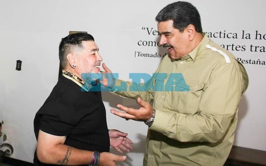 Maduro le ofreció la selección y Diego le dijo que "cuando deje a Gimnasia en Primera será un placer trabajar con usted"