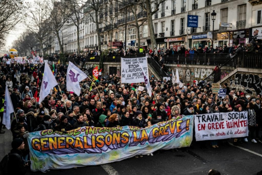 El Gobierno francés aprueba su reforma de pensiones con fuertes protestas en las calles