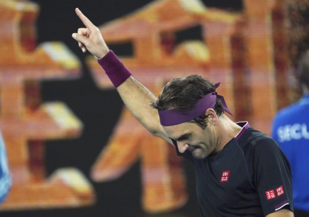 Federer llegó a los 100 en Australia y el Peque chocará ante Djokovic