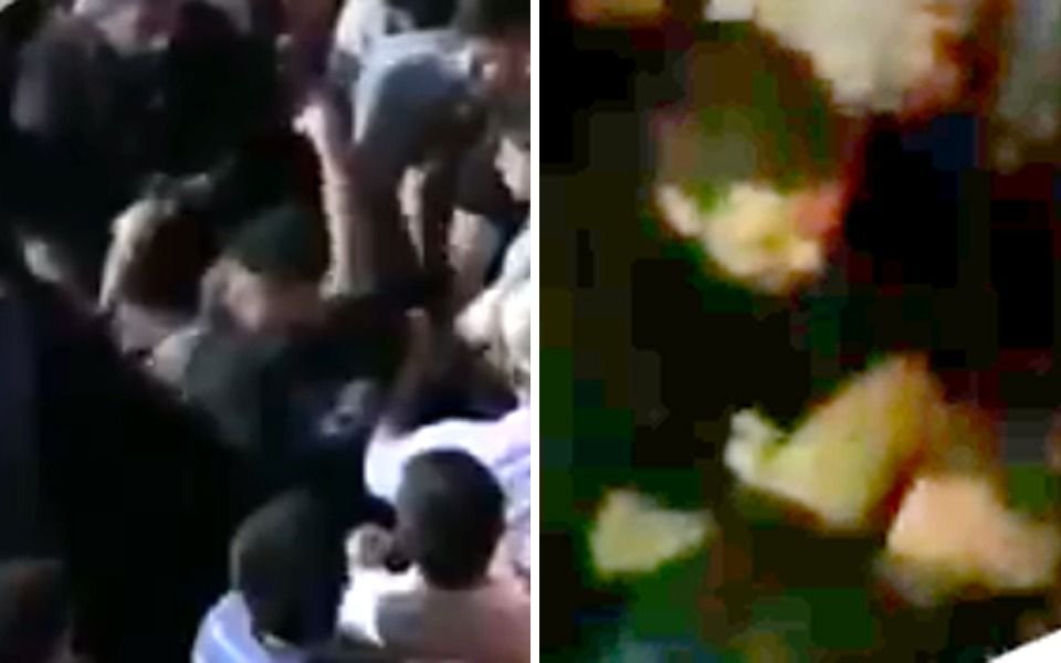 VIDEOS.- Los rugbiers forcejeando con los patovicas y el momento que intentan reanimar a Fernando