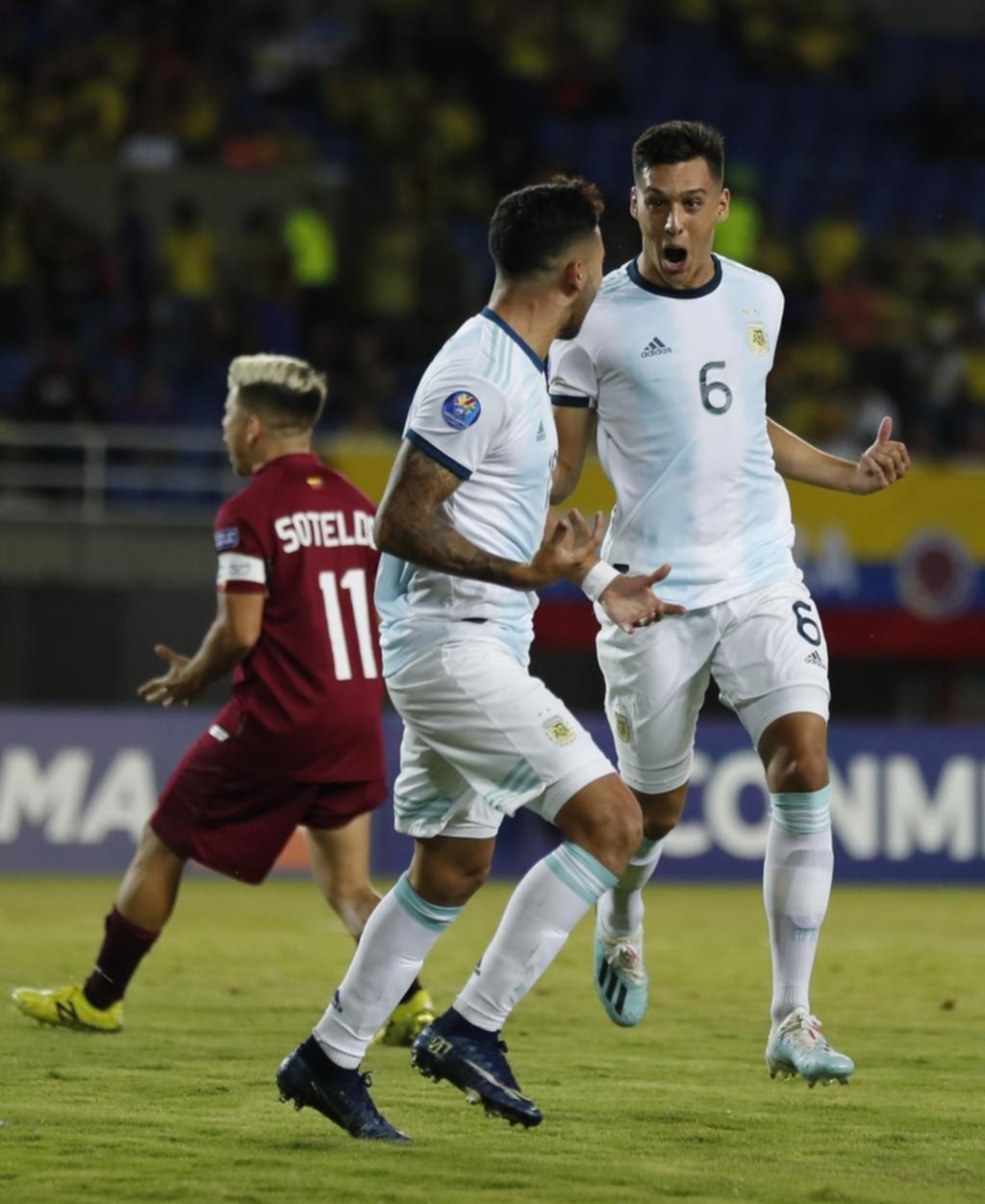 El Sub-23 goleó a Venezuela, se quedó con el Grupo y desde el lunes irá por el pasaje a Tokio