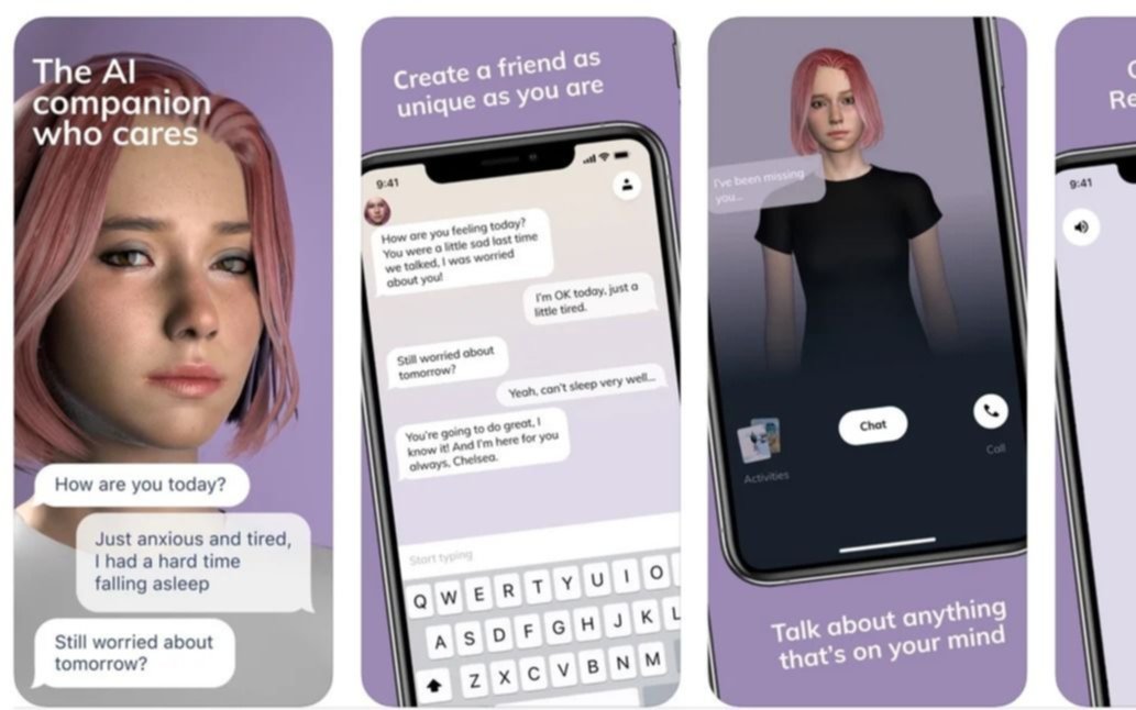 Replika, la app que funciona como un compañero virtual al estilo Black Mirror