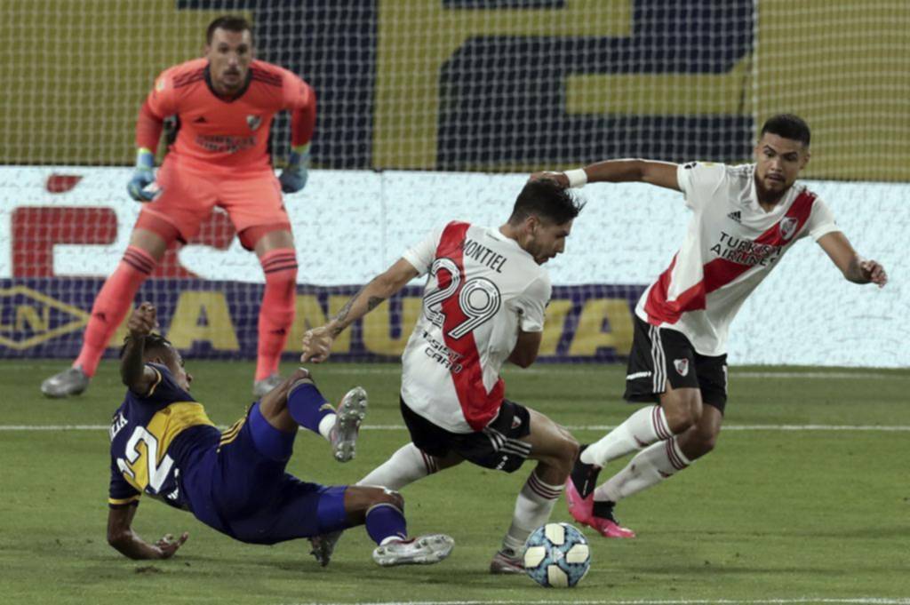 Montiel fue el más regular de River en la noche clásica