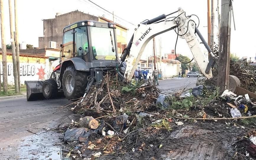 Erradicación de basurales y limpieza de sumideros en Quilmes
