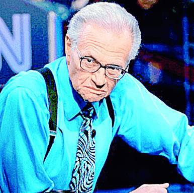 Larry King salió de terapia intensiva y ya respira por sus propios medios