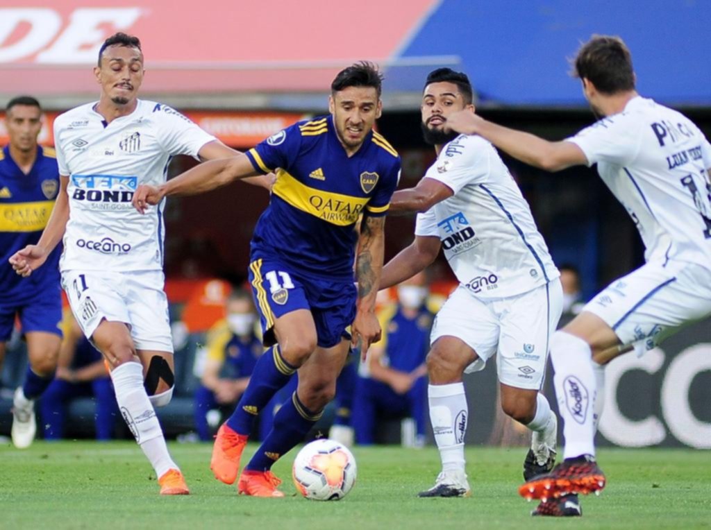 Boca no pudo quebrar al Santos y define en Brasil