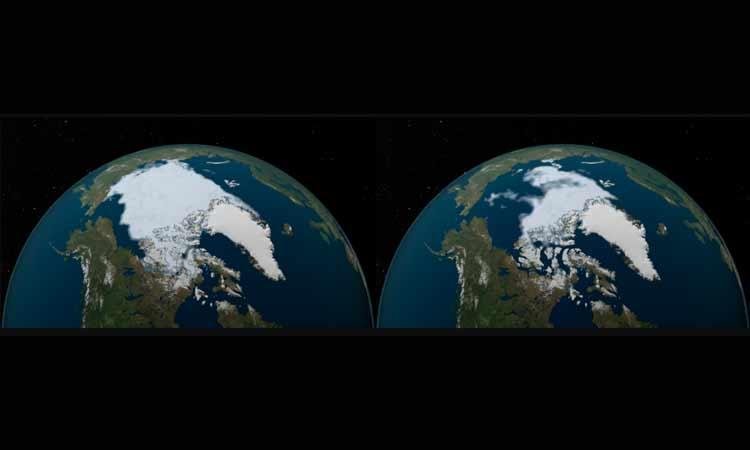 Las imágenes de la NASA que muestran el impacto del calentamiento global
