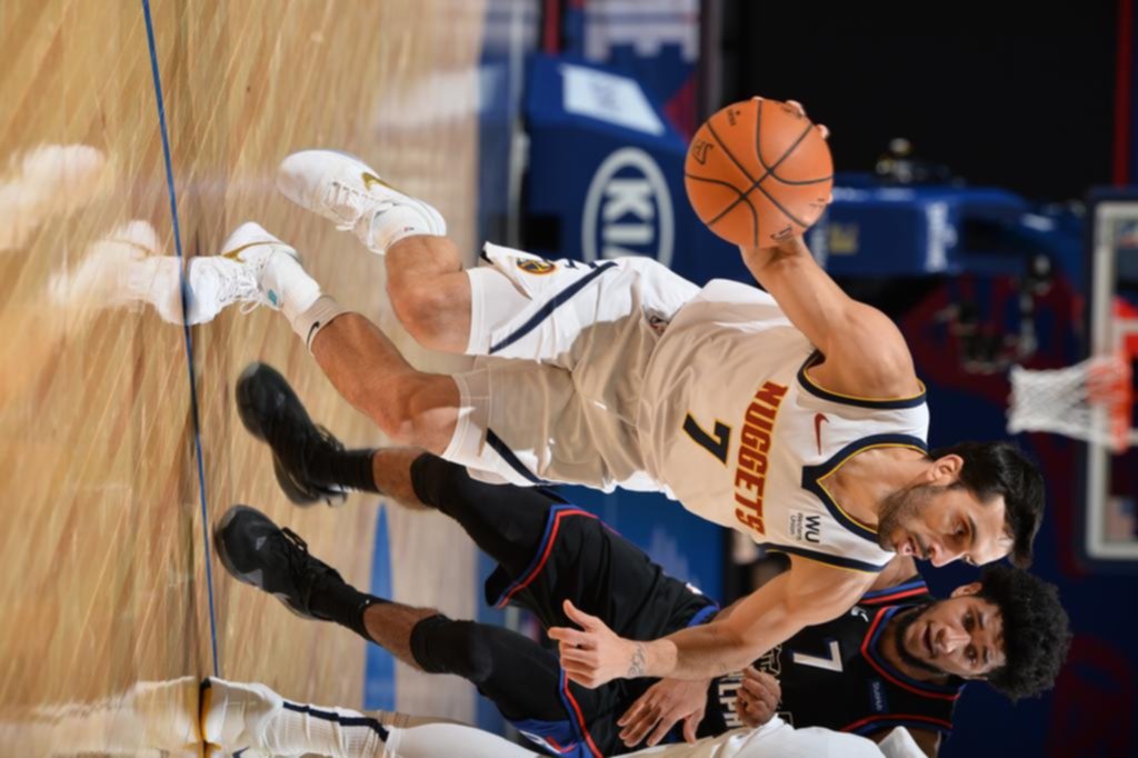 Campazzo vio acción en el importante triunfo de Denver