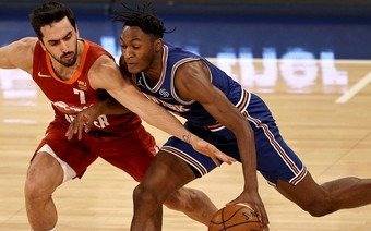 Facundo Campazzo se dio el gusto de jugar en el Madison y le fue bien