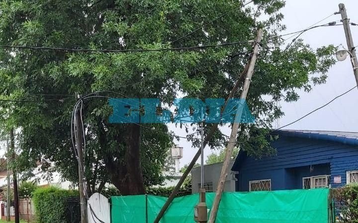 La lluvia provocó cortes de luz pero el servicio ya fue restablecido