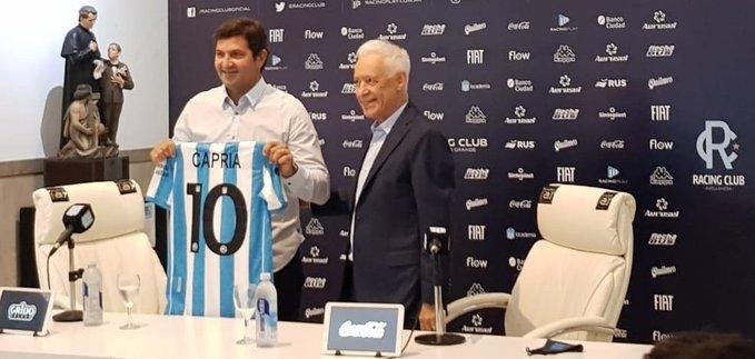 Capria “apuntó” a la superación de Racing