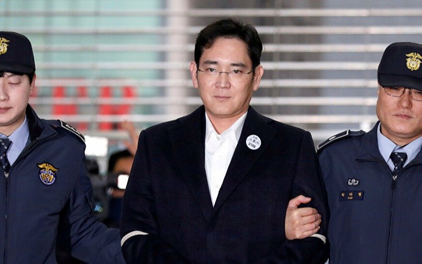 Lee Jae Yong, heredero de Samsung, preso por escándalo de corrupción