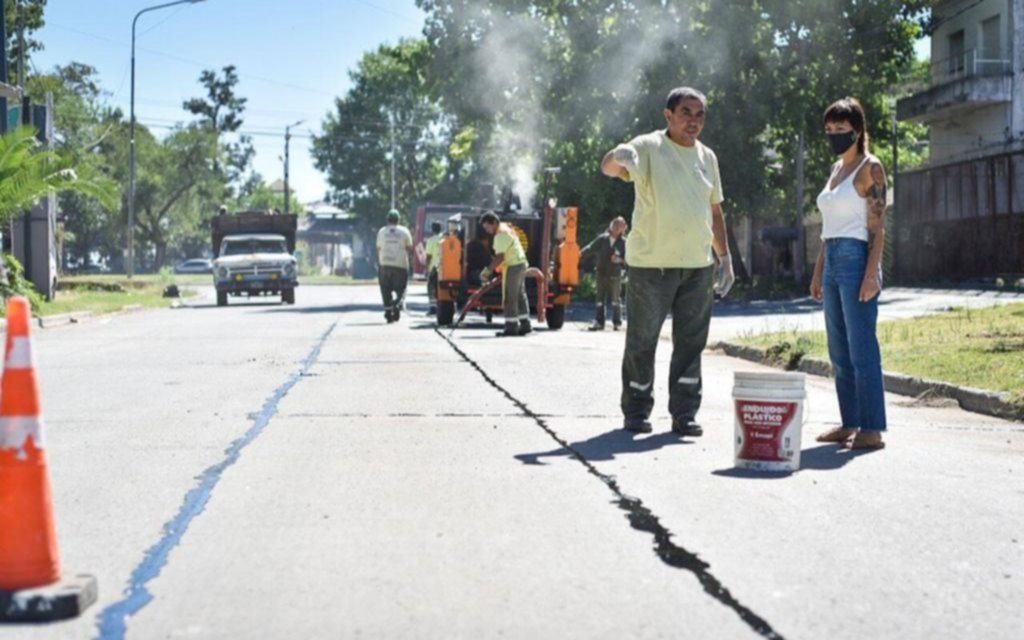 Trabajos de Servicios Públicos en la zona ribereña
