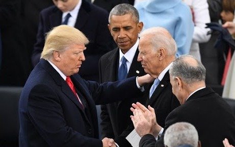 Biden dijo que Trump lo felicitó mediante una carta cuyo contenido no reveló