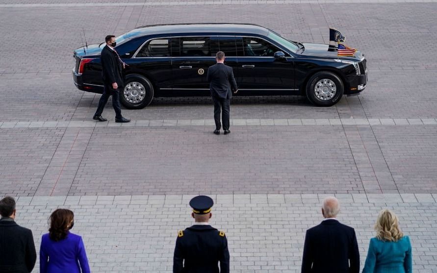 Biden heredó "La Bestia" de Trump: así es el Cadillac presidencial