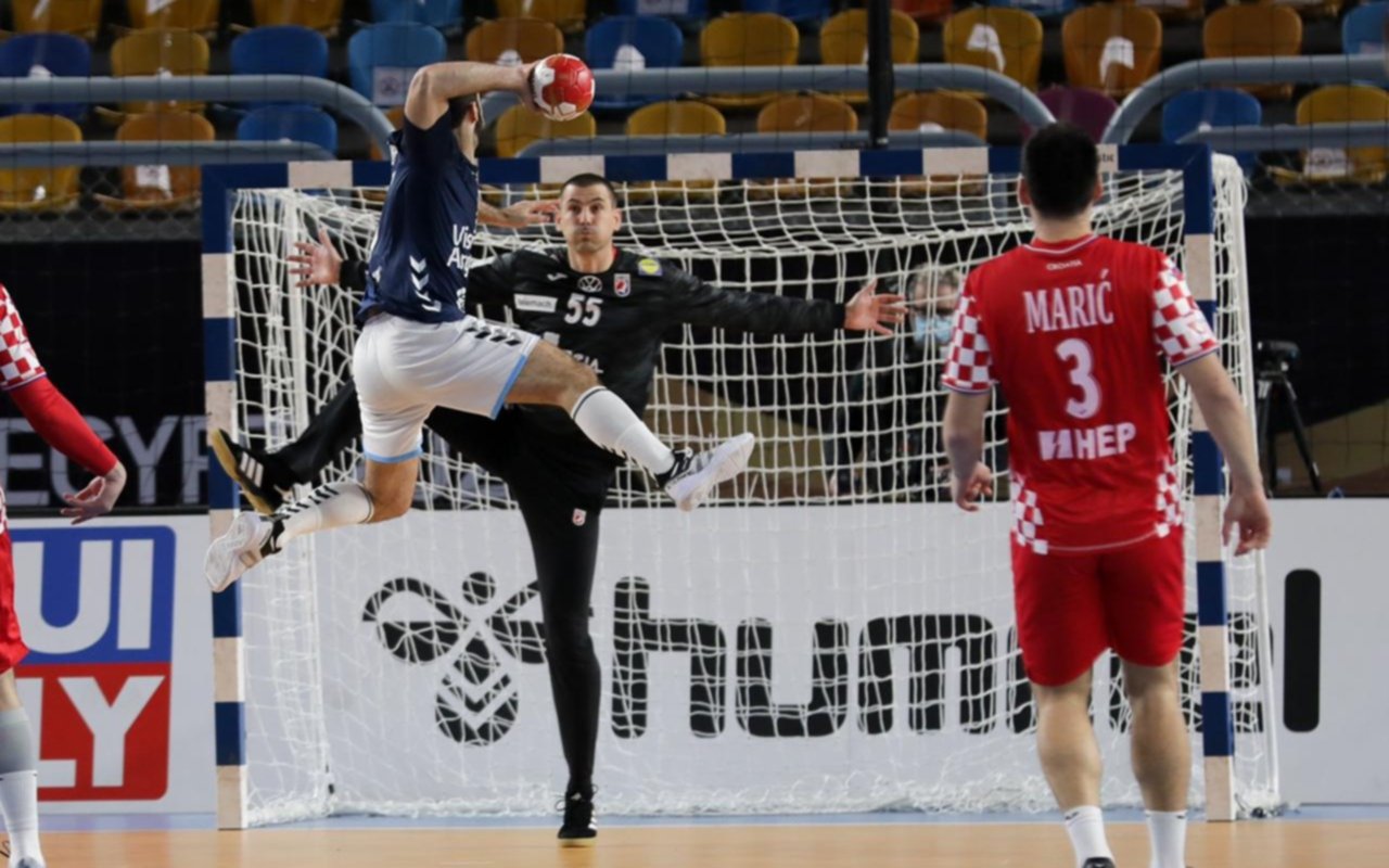 Mundial de Handball: histórico triunfo de Los Gladiadores ante Croacia, subcampeón europeo
