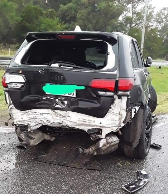 “Fatura” sufrió un accidente en Ruta 2 pero salió ileso